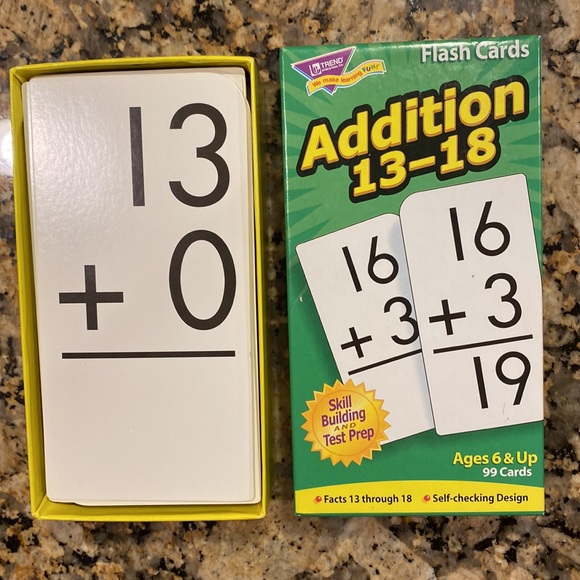 EUC Lot of Math Flash Cards - Picture 2 of 12